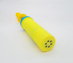 Yellow Hand-held Plastic Balloon Pump