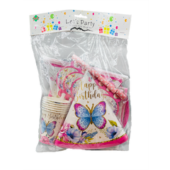 Butterfly Bliss Party Set (Let's Party Set)
