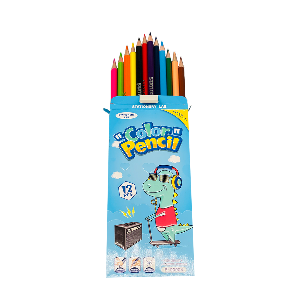 Dino Dazzle Color Pencils (Stationery Lab Colors)