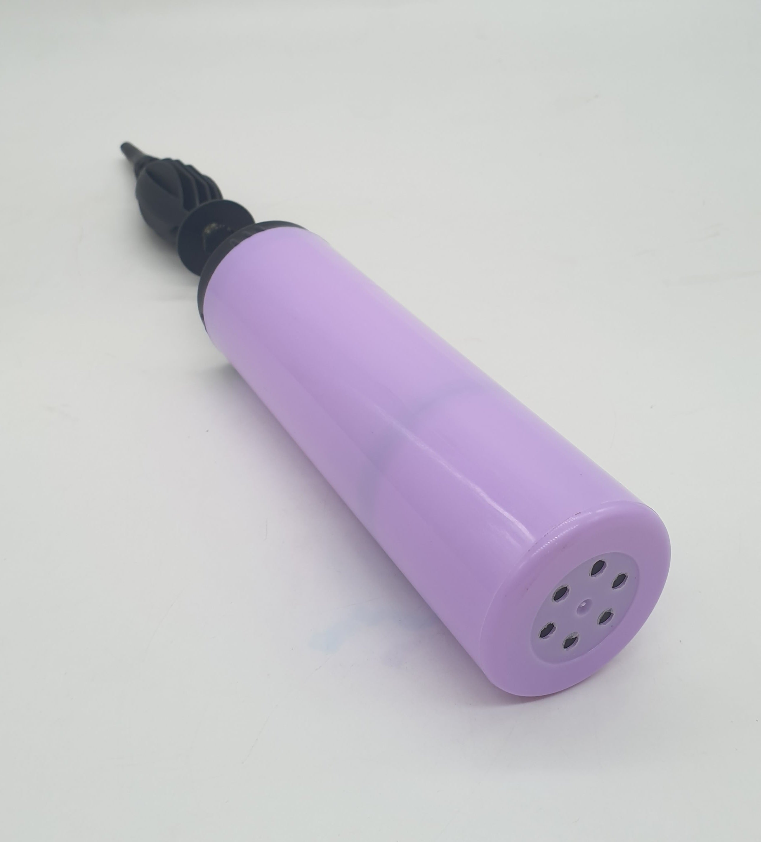 Purple Hand-held Plastic Balloon Pump