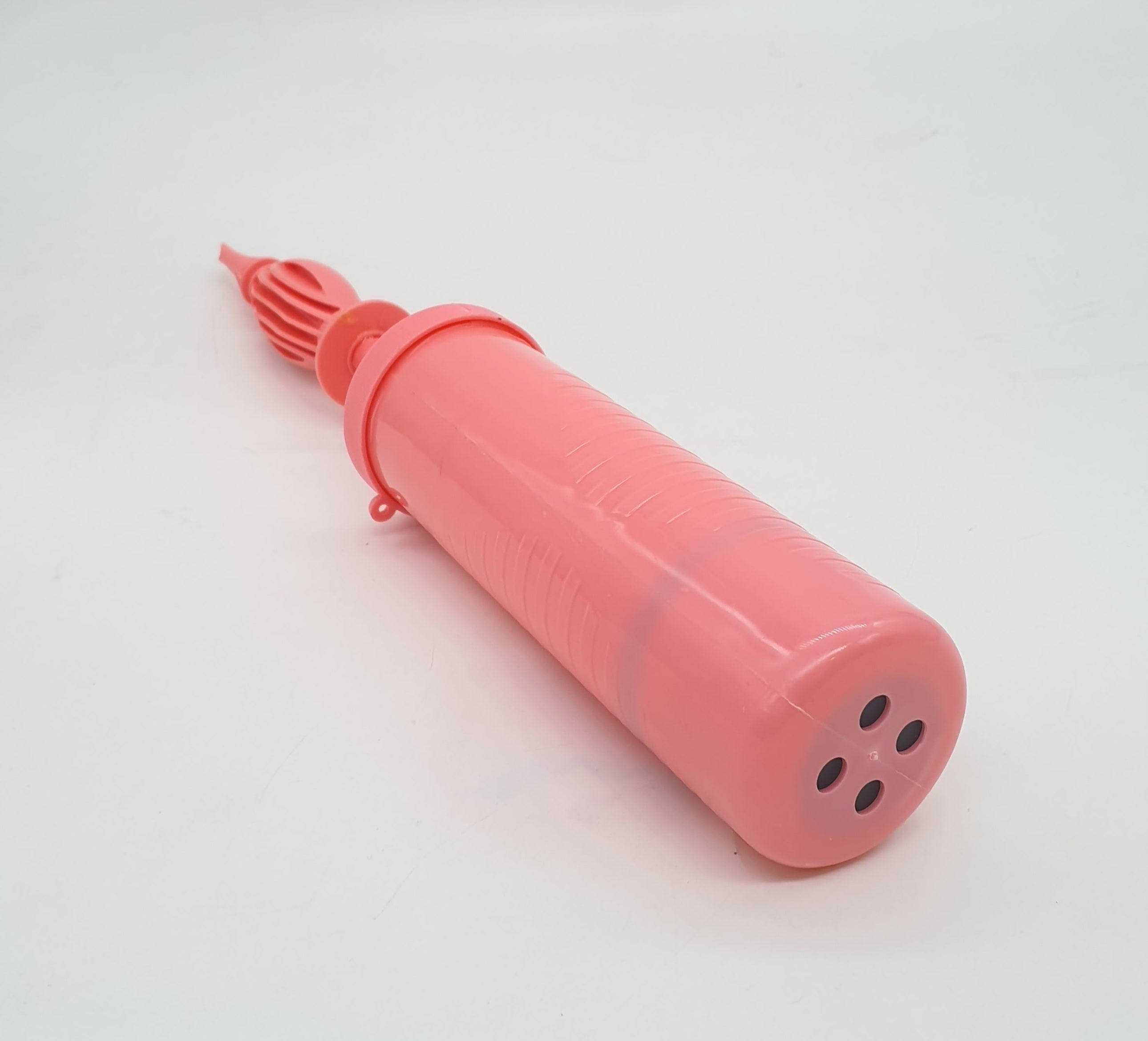 Pink Hand-held Plastic Balloon Pump