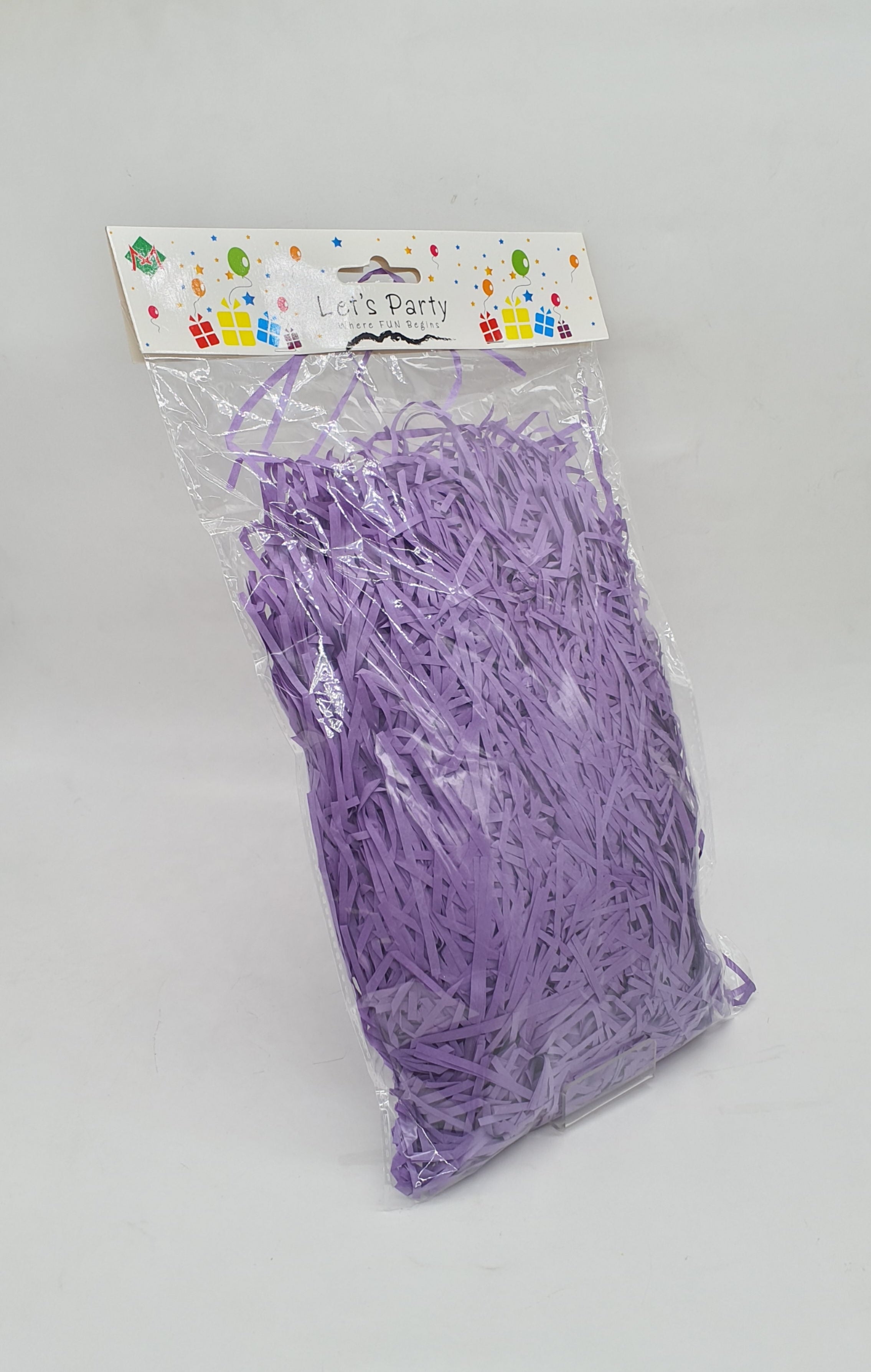 Purple Paper Shred Filler Grass