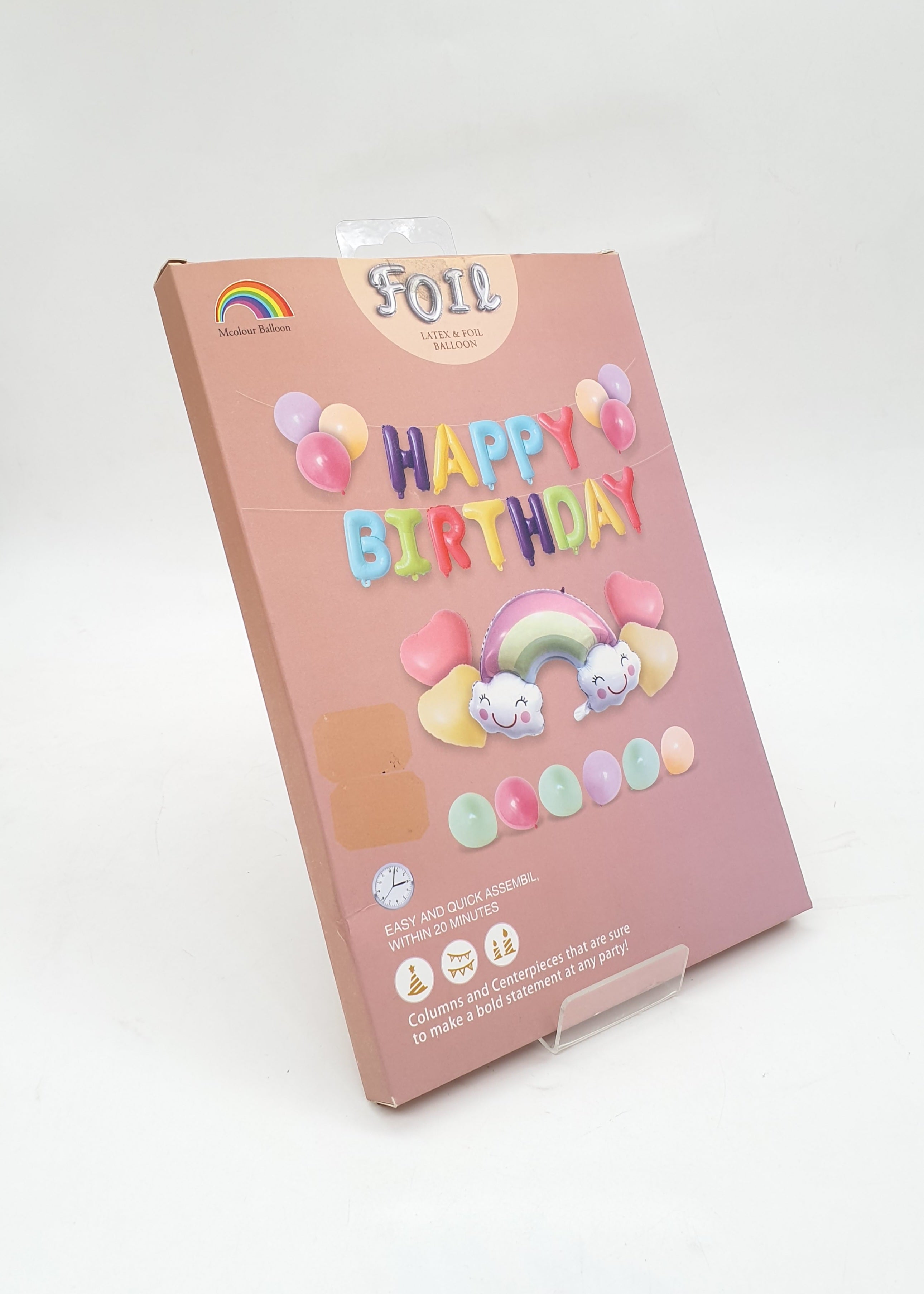 Colorful Happy Birthday Letters Balloon