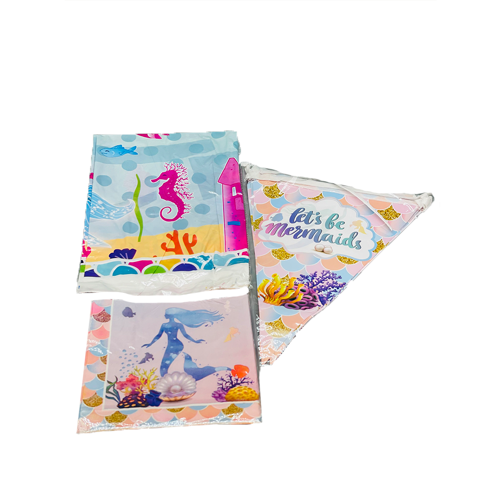 Mermaid Design Party Set (Let's Party Set)