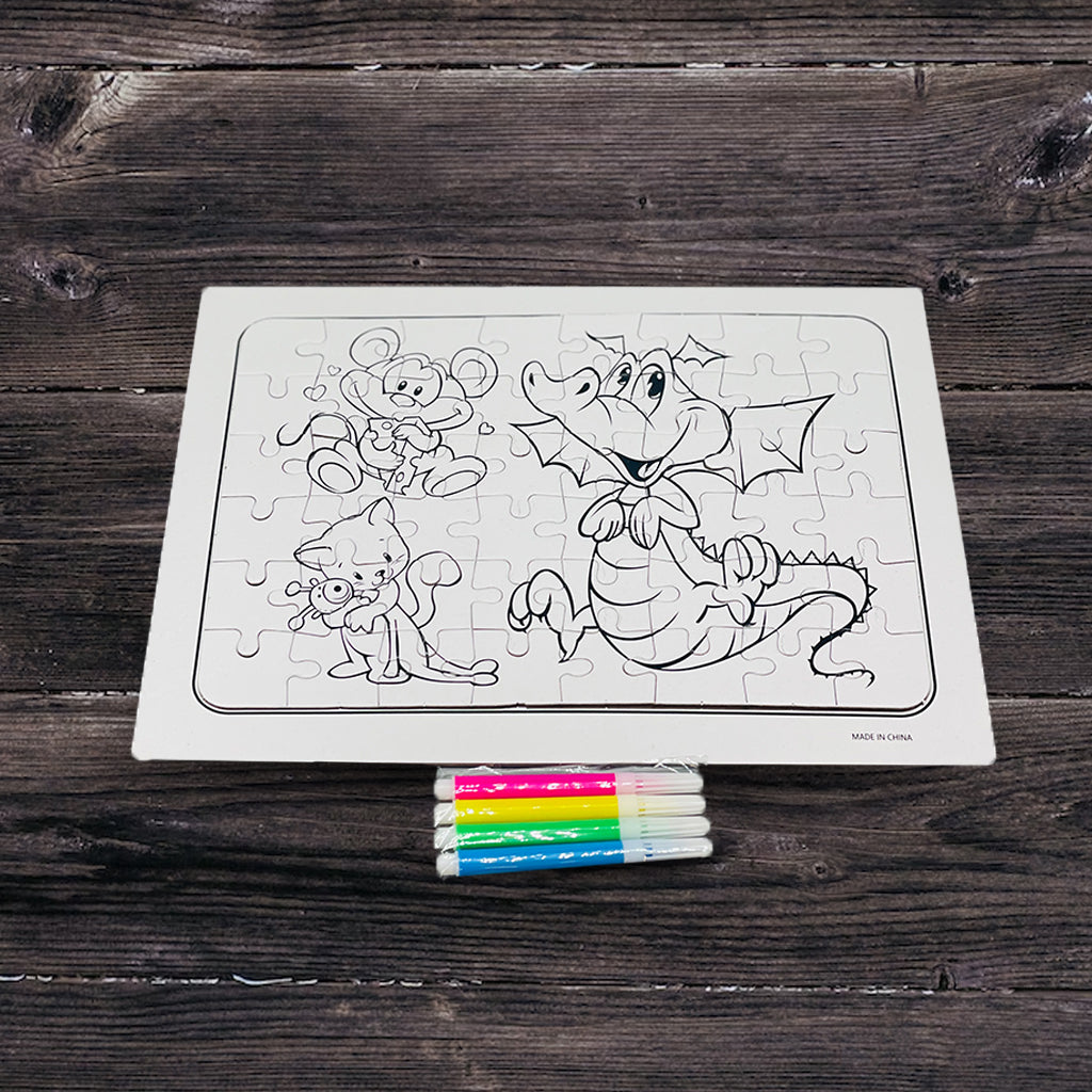 Magic Palette Jigsaw Puzzle with Markers