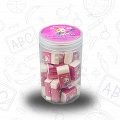 Kitty Clear Erasers Pack
